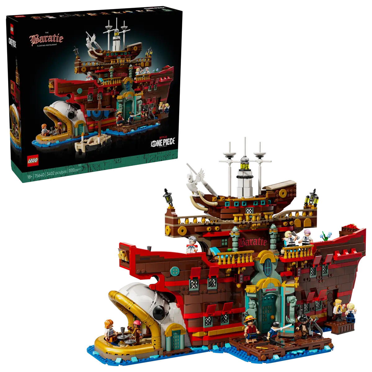 Lego One Piece - Restaurante Flotante Baratie (75640)